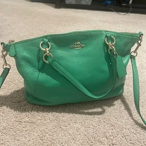 Bright Green Coach Crossbody